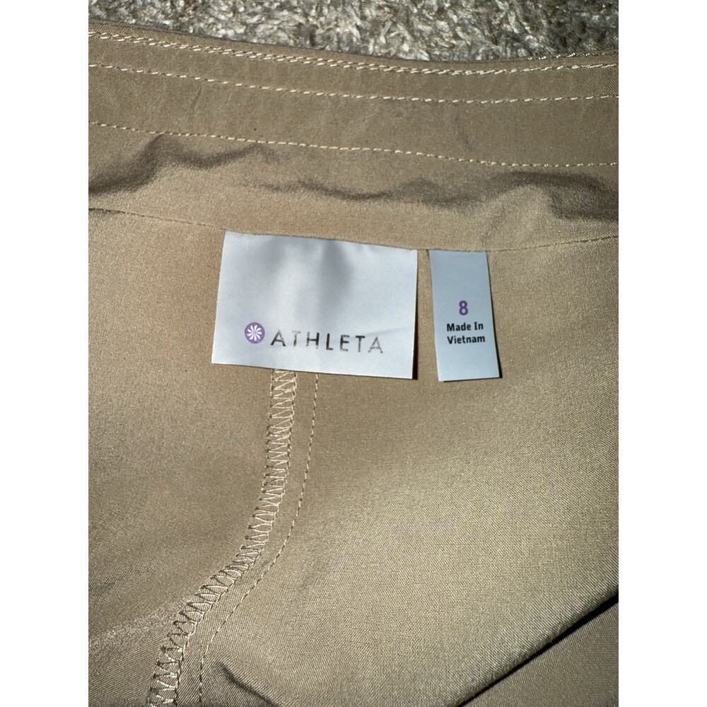 Athleta Womens Everyday Skort Sz 8 Classic Taupe Stretch #983365 Active Side Zip - Picture 6 of 11